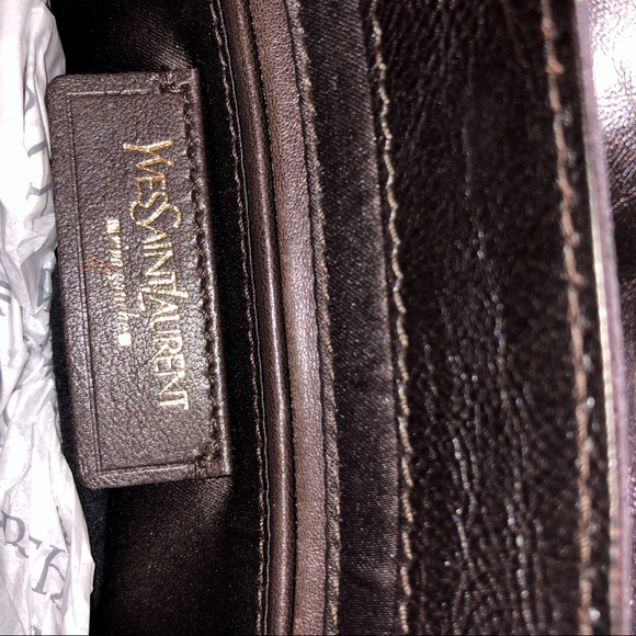 Yves SaInt Laurent Rive Gauche Leopard Print Bag - Picture 3 of 4